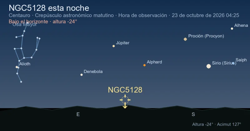 NGC5128 esta noche