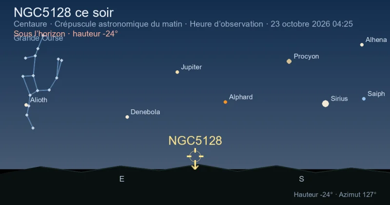 NGC5128 ce soir