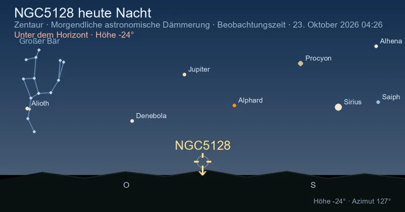 NGC5128 heute Nacht