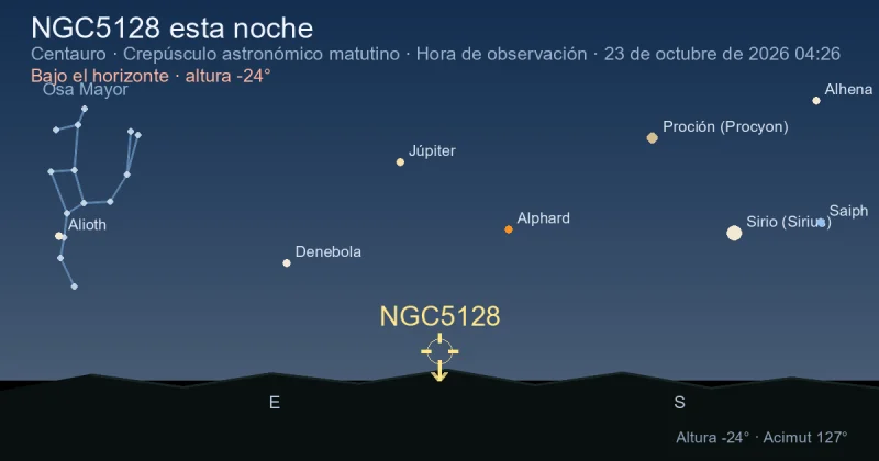 NGC5128 esta noche