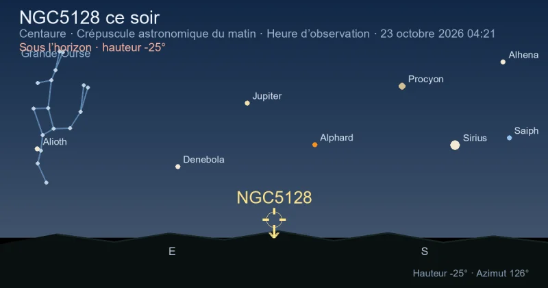 NGC5128 ce soir