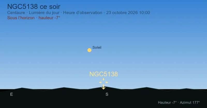 NGC5138 ce soir