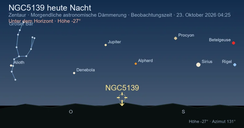 NGC5139 heute Nacht