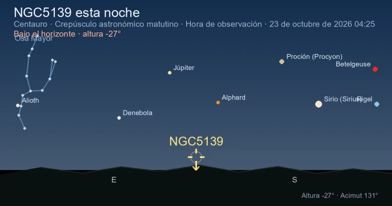 NGC5139 esta noche