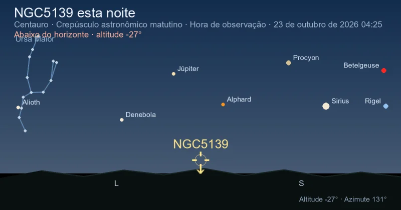 NGC5139 esta noite