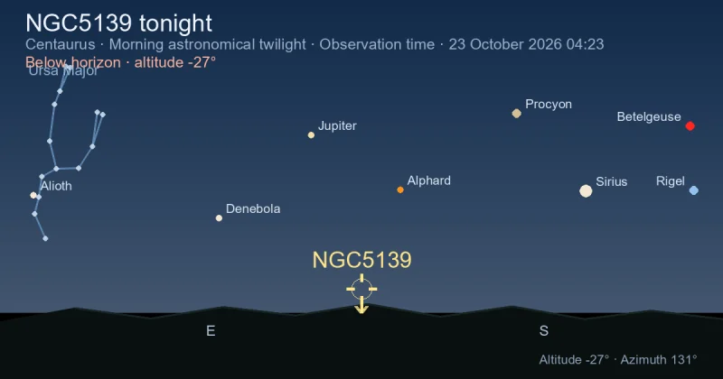 NGC5139 tonight