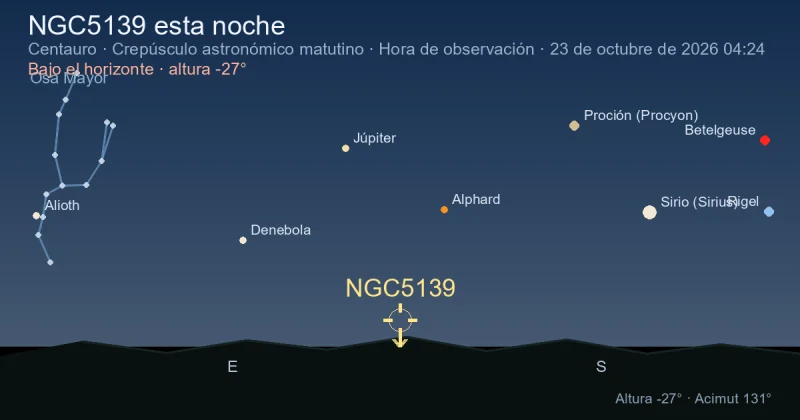 NGC5139 esta noche