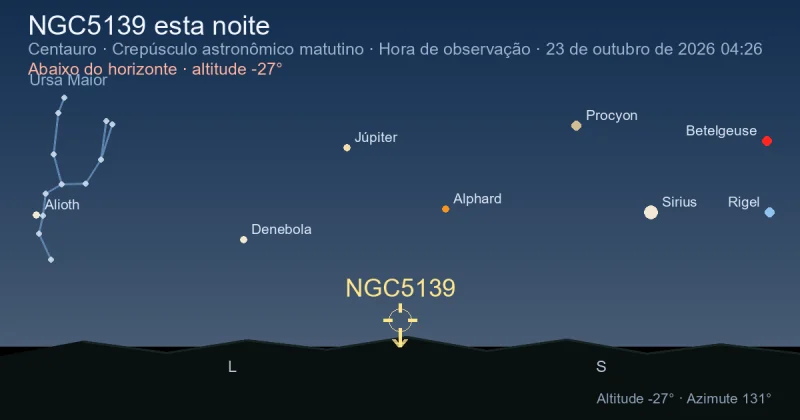 NGC5139 esta noite