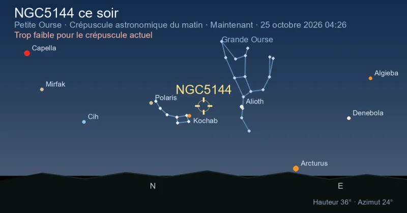 NGC5144 ce soir