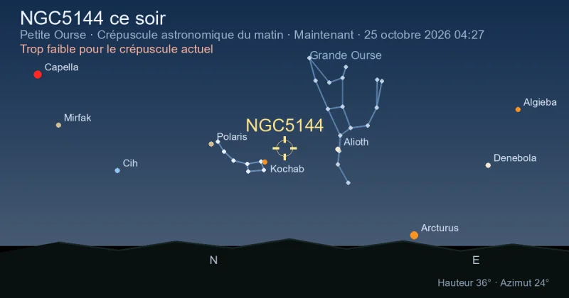 NGC5144 ce soir