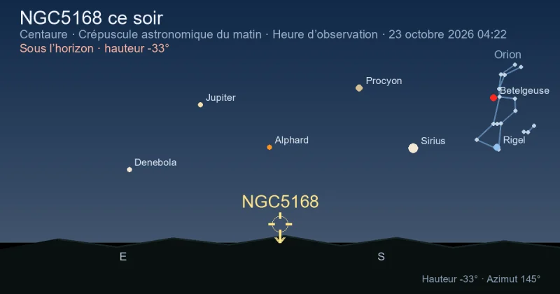 NGC5168 ce soir