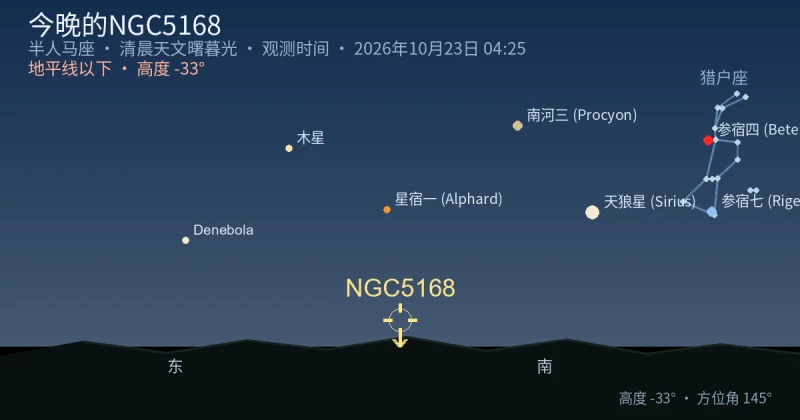 今晚的NGC5168
