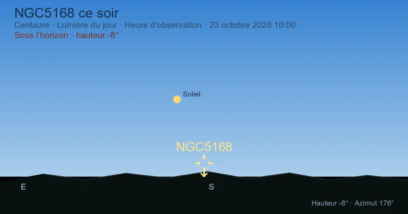 NGC5168 ce soir