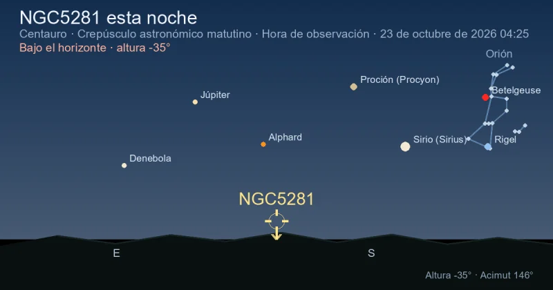 NGC5281 esta noche