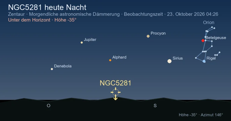 NGC5281 heute Nacht