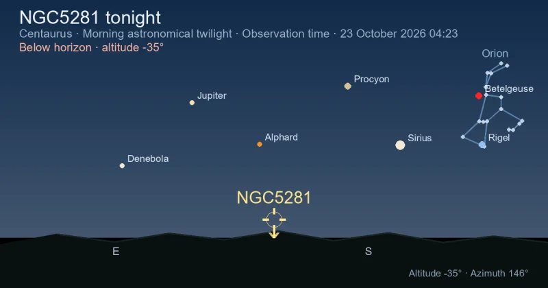 NGC5281 tonight