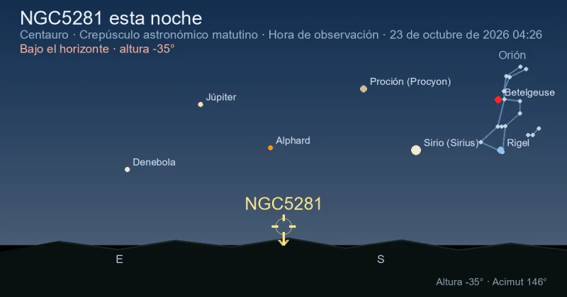 NGC5281 esta noche