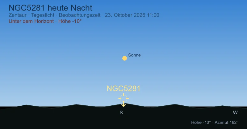 NGC5281 heute Nacht