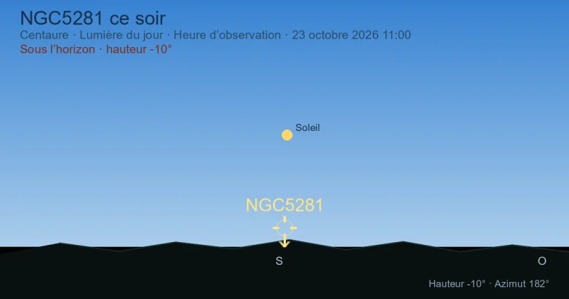 NGC5281 ce soir
