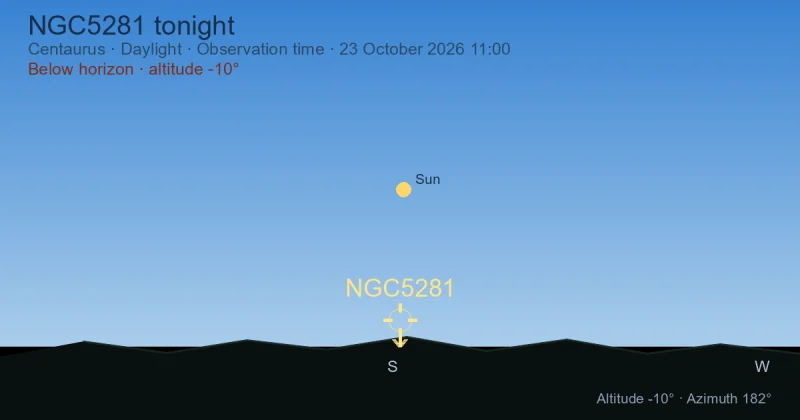 NGC5281 tonight