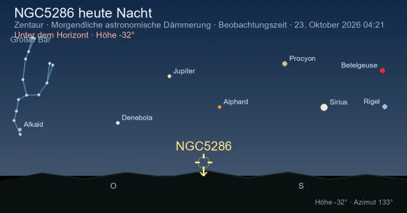 NGC5286 heute Nacht
