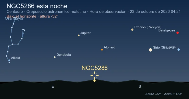 NGC5286 esta noche