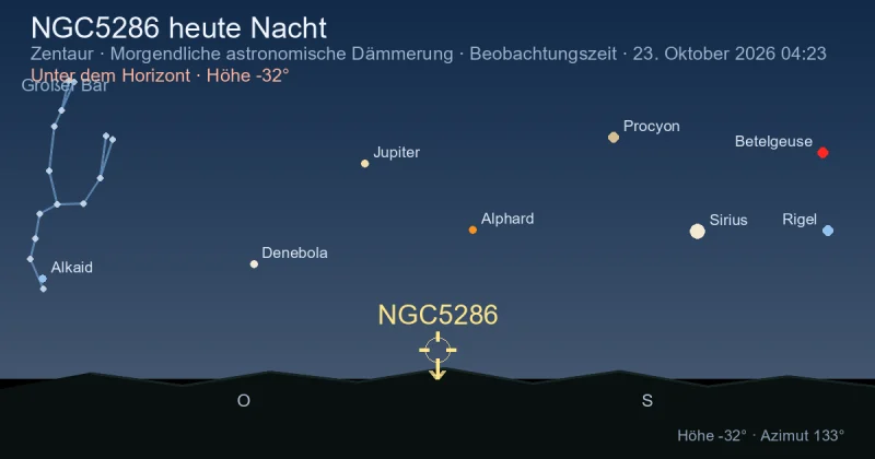 NGC5286 heute Nacht