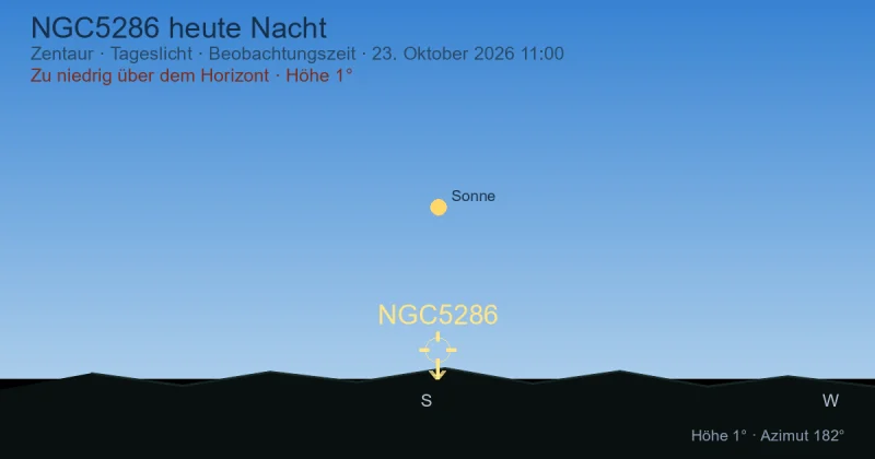 NGC5286 heute Nacht