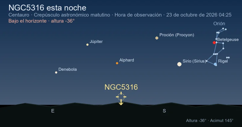 NGC5316 esta noche