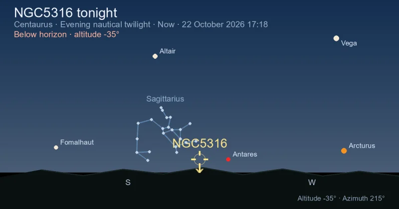 NGC5316 tonight