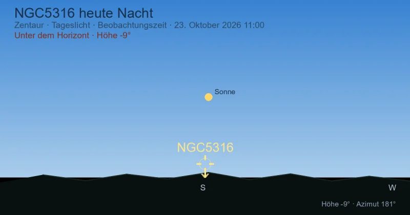 NGC5316 heute Nacht