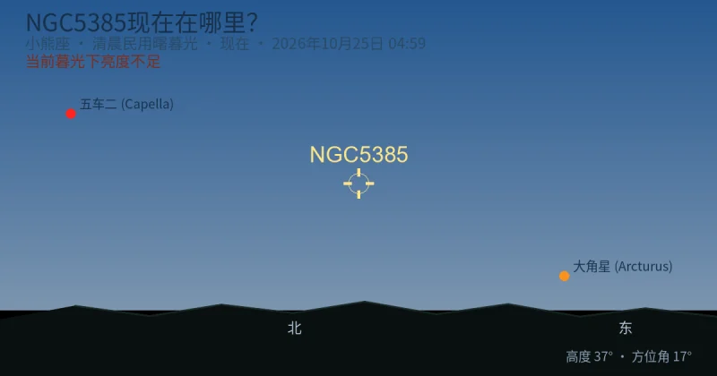 NGC5385现在在哪里？