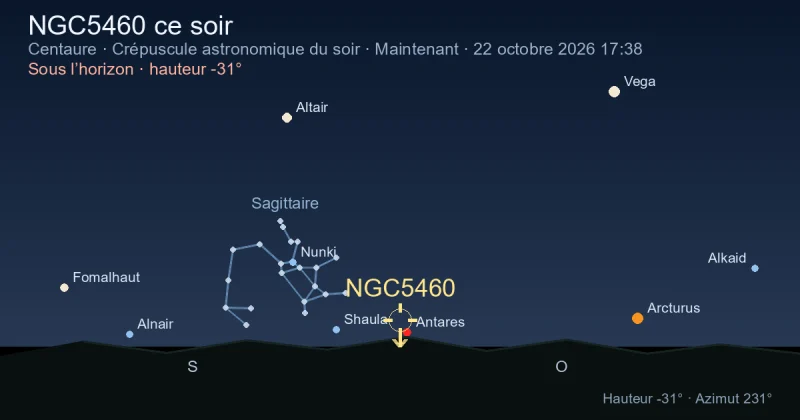 NGC5460 ce soir
