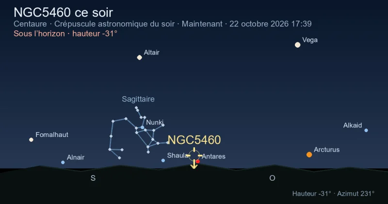 NGC5460 ce soir