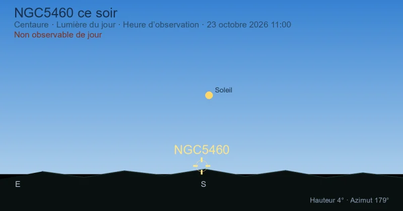 NGC5460 ce soir