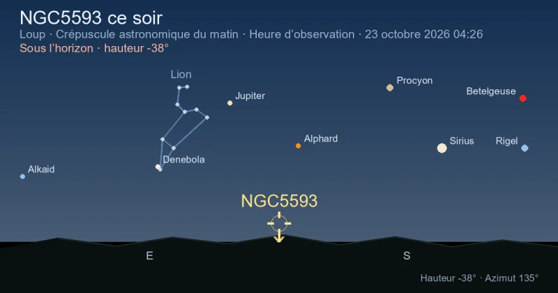NGC5593 ce soir
