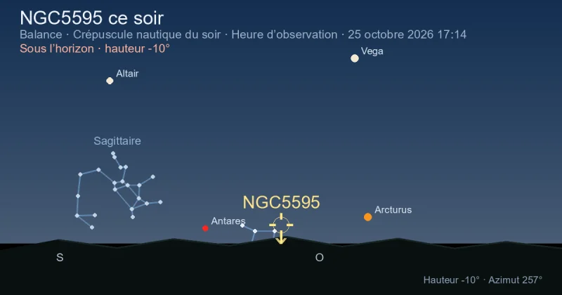 NGC5595 ce soir