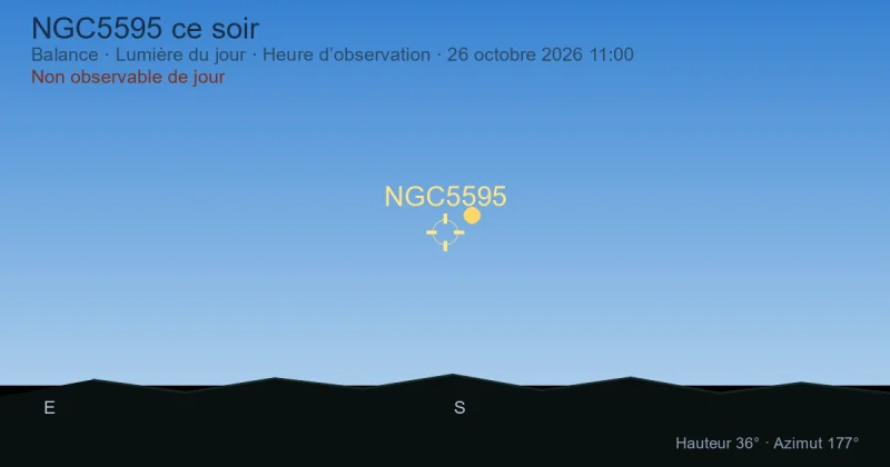 NGC5595 ce soir