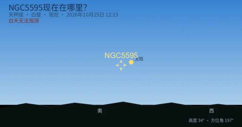NGC5595现在在哪里？