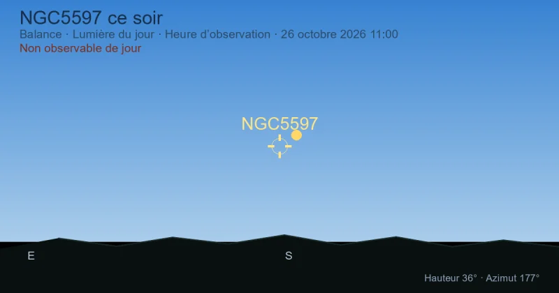 NGC5597 ce soir