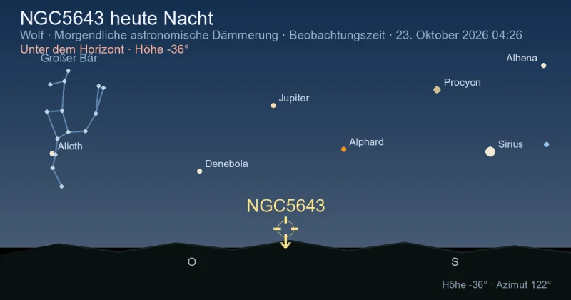 NGC5643 heute Nacht
