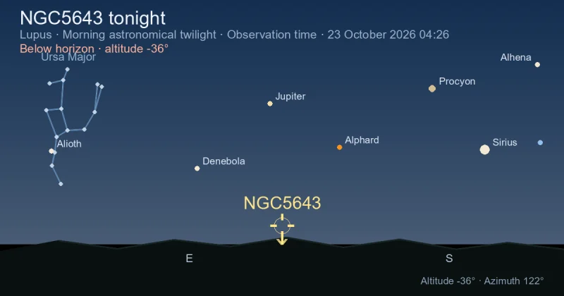 NGC5643 tonight