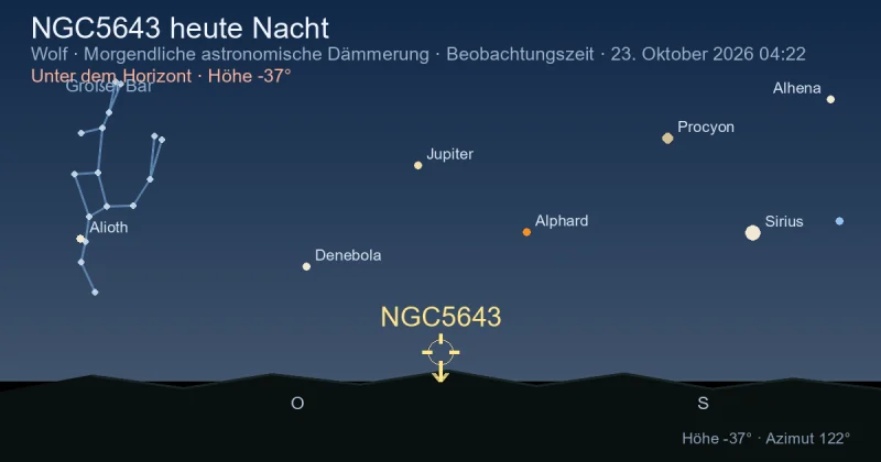 NGC5643 heute Nacht