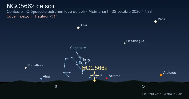 NGC5662 ce soir