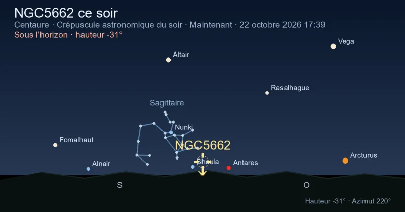 NGC5662 ce soir