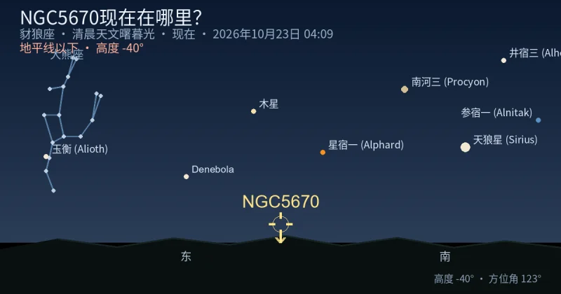 NGC5670现在在哪里？