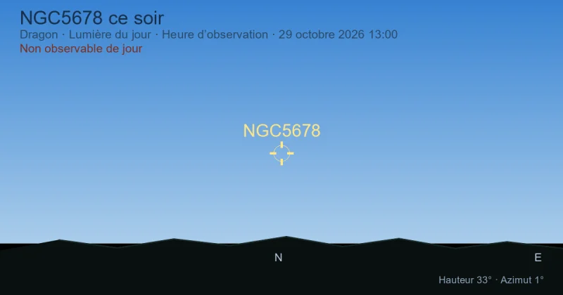 NGC5678 ce soir