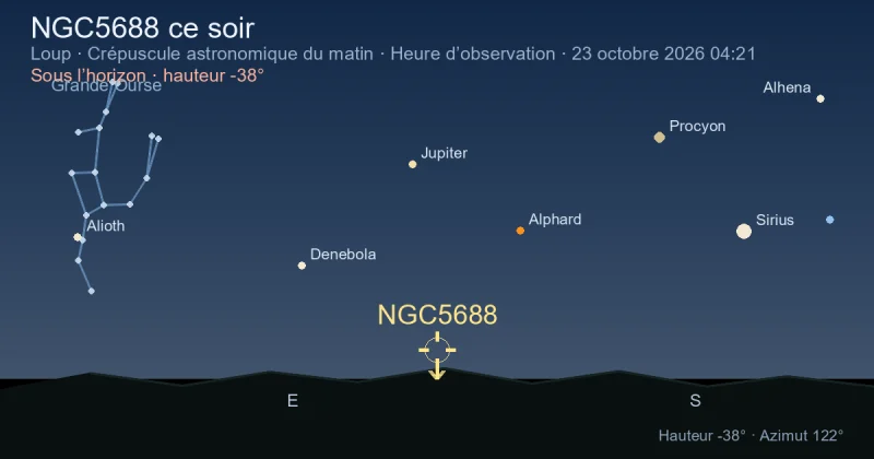 NGC5688 ce soir