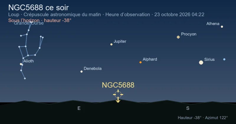 NGC5688 ce soir