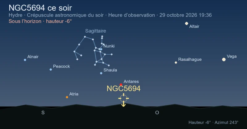 NGC5694 ce soir